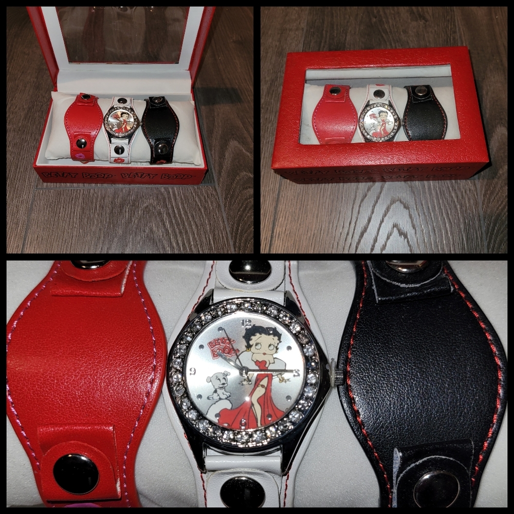 Betty boop watch set
